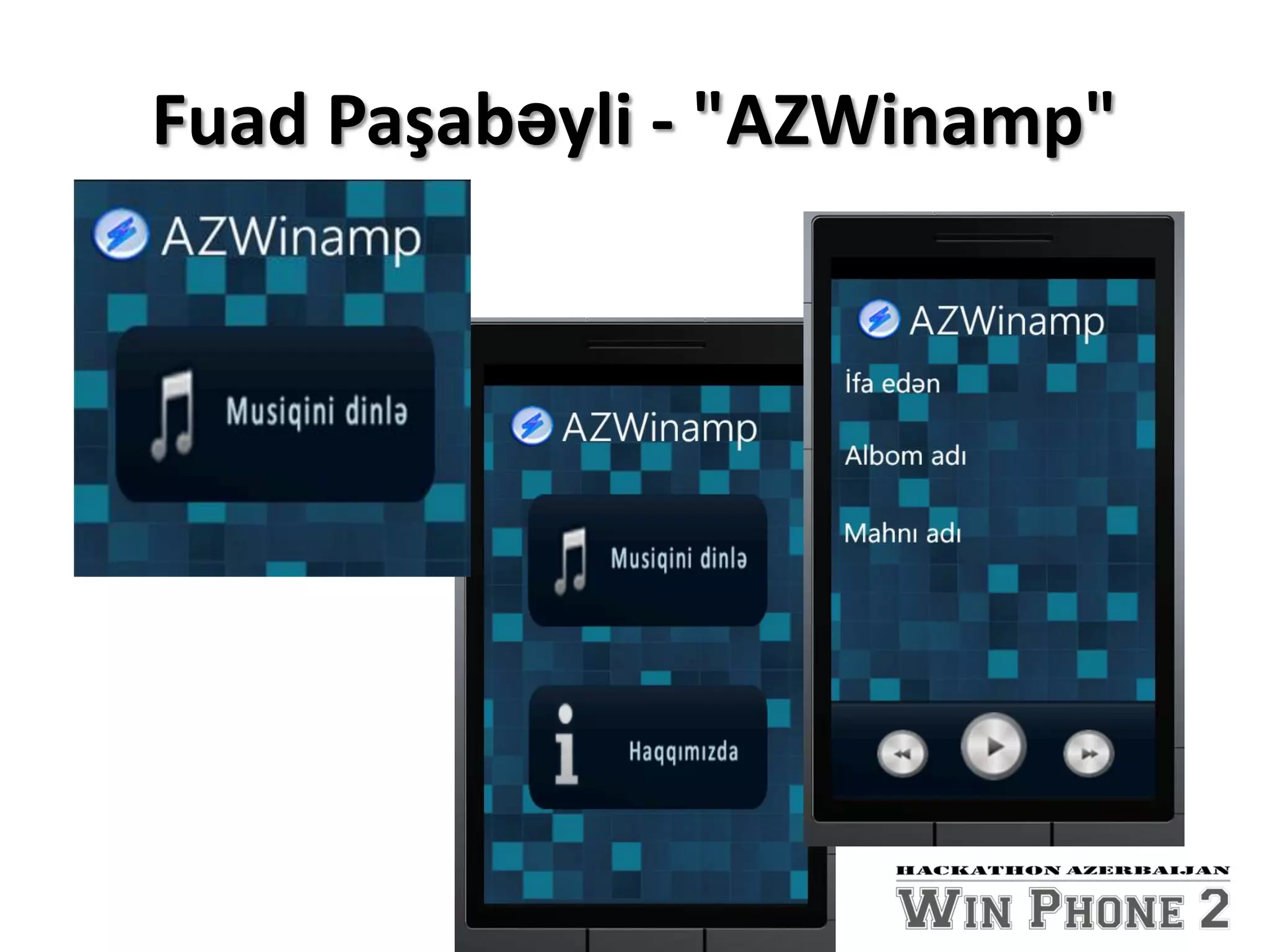 Fuad Paşabəyli - "AZWinamp"
 
