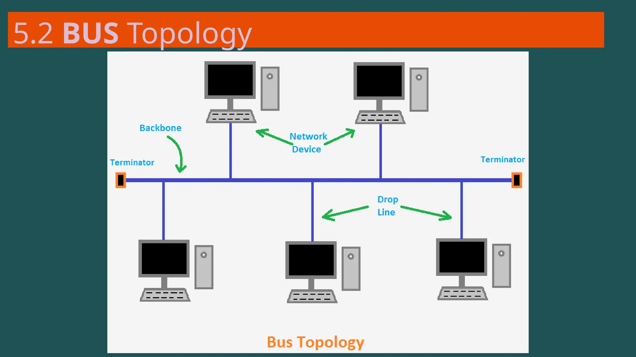 5.2 BUS Topology
 