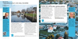 Biganos (Gironde)

Télérelève pour une eau durable
Bouc-Bel-Air (Bouches-du-Rhône)

✓ Télérelevé
✓ Machine to Machine
✓ Compteurs

Flotte de véhicules géolocalisés

Bruno Lafon,

62

“Le système de
télérelève est un
équipement discret
mais particulièrement
efficace et qui l’a
prouvé : alertés
d’une consommation
anormale d’eau
potable dans une
école maternelle,
nous avons lancé
une inspection
et réparé une fuite
immédiatement.
Avec un gain pour les
finances publiques.”

Biganos sur
parolesdelus.com
Vive la République numérique !

■ Consommation optimisée. Pour assurer
avec précision et rigueur le suivi de leurs
consommations d’eau, une vingtaine de
bâtiments municipaux de la commune de
Biganos ont été équipés d’une solution
innovante de télérelevé pour la gestion du service
de l’eau. Il s’agit d’un système de comptage
intelligent avec un suivi optimisé qui, en cas
de fuite, permet une intervention rapide et
assure une gestion durable de l’eau. Le service
public de l’eau potable de Biganos alimente
4 200 foyers pour un volume consommé de près
de 500 000 m3 par an.

■ Collecte et mutualisation. Grâce à l’installation
de modules radio posés sur les compteurs d’eau,
les données sont automatiquement collectées
par un réseau radio de télécommunications basse
fréquence exploité par la société m2ocity,
qui exerce une nouvelle activité d’opérateur
de télérelevé. Celle-ci opère sur un réseau
fixe de télérelevé, constitué d’une infrastructure
fixe de radiocommunication dédiée à des
applications “Machine to Machine”. L’objectif
est de mutualiser l’infrastructure fixe de
radiocommunication et le service de télérelevé
pour développer d’autres applications “Machine
to Machine”.
> jiparraguirre@villedebiganos.fr

Avec 9 500 habitants, l’une des huit communes adhérentes à la Communauté de communes du bassin
d’Arcachon nord (Coban), en bordure du bassin.

Toute reproduction du présent ouvrage, totale ou partielle, quel que soit le support, est strictement interdite.

maire de Biganos,
président de
la Communauté du
bassin d’Arcachon
nord (Coban)

■ Contrôle et rationalisation. La solution
de géolocalisation de la flotte des véhicules
municipaux de Bouc-Bel-Air est la dernière
étape d’un projet initialisé fin 2011, qui s’inscrit
dans le cadre de l’Agenda 21, en vue d’un
usage contrôlé et rationnel des véhicules
par les agents : le parc, très vieillissant, était
non géré, énergivore et très coûteux.
La collectivité fut l’une des premières à mettre
en place un tel Agenda dans le département.
Grâce à cet équipement, l’empreinte carbone
et la consommation de carburant ont été
considérablement réduites.
■ Géolocalisation par boîtier. La Ville
a procédé à un appel d’offres portant sur

des boîtiers de géolocalisation, remporté
par Orange. Après un test sur trois véhicules,
la solution (10 euros par boîtier et par mois,
en fonctionnement) a été étendue à l’ensemble
de la flotte entre la fin 2012 et le début 2013.
Une étude interne a ensuite été menée afin
d’analyser la consommation de carburant et les
kilomètres parcourus. Cette mise en place de la
géolocalisation est passée en comité technique
paritaire et a fait l’objet d’un règlement
d’utilisation des véhicules, d’une information
auprès de chaque agent et d’une déclaration
auprès de la Cnil.
> karim.agaoua@boucbelair.com
> celine.coulonb@boucbelair.com

Située entre Marseille, Gardanne et Aix-en-Provence, la ville compte plus de 13 500 habitants.

✓ Flotte
✓ Géolocalisation
✓ Optimisation

Karim Agaoua,

adjoint au maire de
Bouc-Bel-Air, délégué
à la vie citoyenne,
économique, et au
développement durable

“La gestion de la
flotte autour d’un
concept ‘gagnantgagnant’. Optimiser,
améliorer, économiser
et évoluer… pour
maintenir un service
public de qualité
dans un contexte
économique difficile.”

parolesdelus.com

63

 