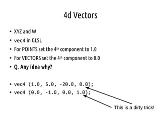 Vec4 Example Computer Graphics - Lecture 02 transformation | PDF