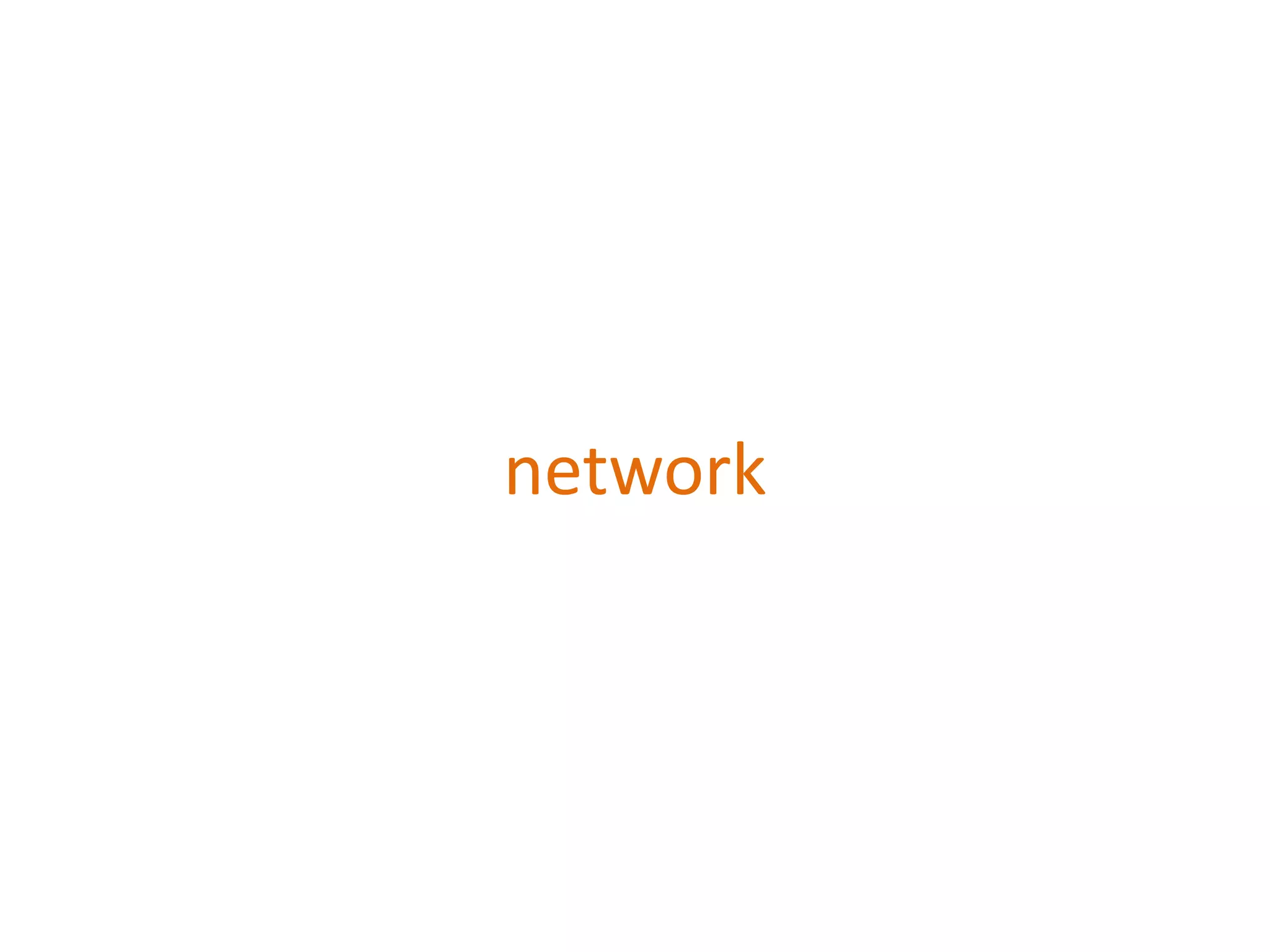 network
 
