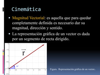 02 – Vectores y Cinemática en una dimensión docentes (1) | PPT