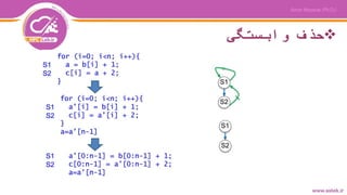 ‫وابستگی‬ ‫حذف‬
 