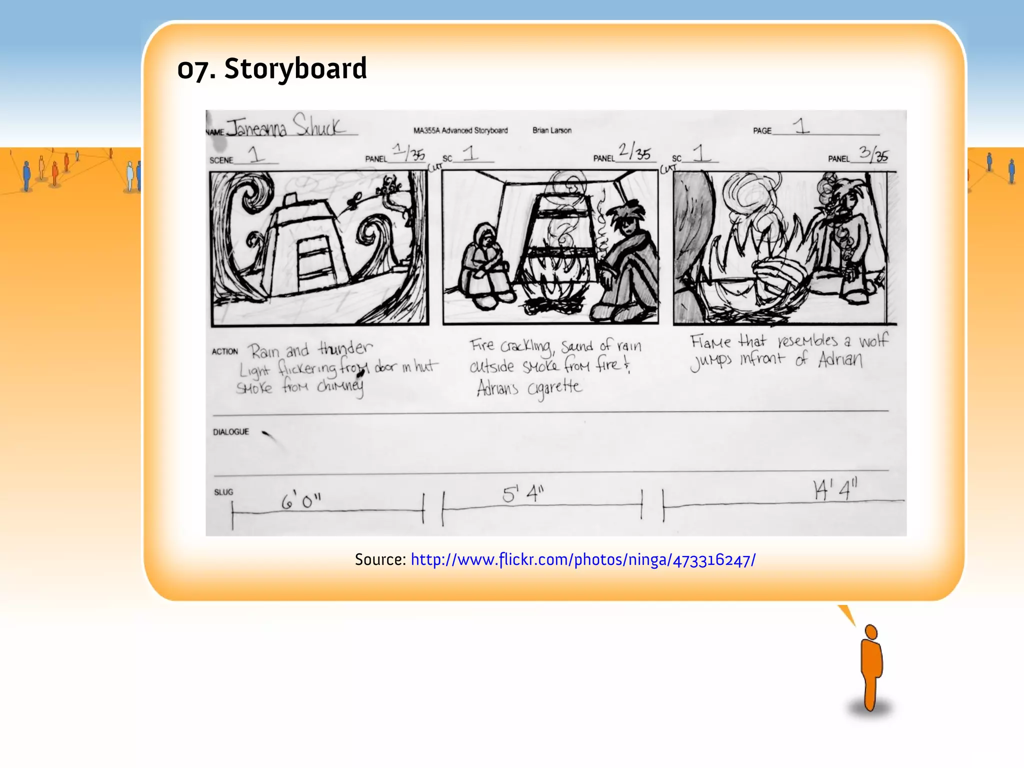 07. Storyboard




             Source: http://www.flickr.com/photos/ninga/473316247/
 