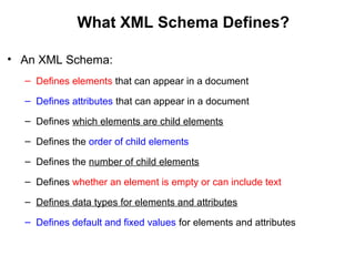 02 xml schema | PPT