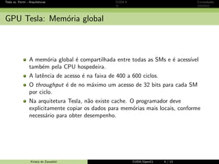 CUDA - Introdu¸c˜ao GPU e CUDA Programando em CUDA OpenCL Caos Conclus˜ao 
Equa¸c˜ao diferencial com caos 
Caos - resultados 
Espaco de fase 푢 por 푥 
Krissia de Zawadzki CUDA/OpenCL 58 / 61 
 