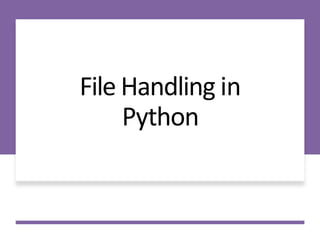 03-01-File Handling python.pptx