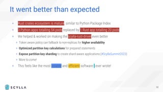 Learning Rust the Hard Way for a Production Kafka + ScyllaDB Pipeline ...