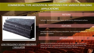 03-02-ACOUSTICAL-MATERIALS (1) acoustics | PDF