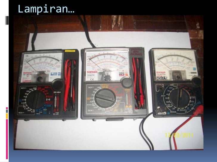 Alat Alat Pengujian Asas Elektrik
