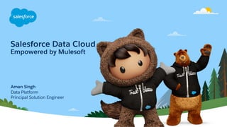 Salesforce Data Cloud
Empowered by Mulesoft
Data Platform
Principal Solution Engineer
Aman Singh
 