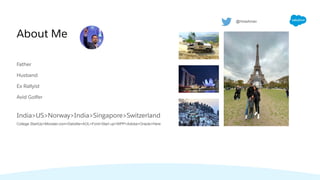 About Me
Father
Husband
Ex Rallyist
Avid Golfer
College StartUp>Monster.com>Deloitte>AOL>Ford>Start up>WPP>Adobe>Oracle>Here
India>US>Norway>India>Singapore>Switzerland
@HolaAman
 