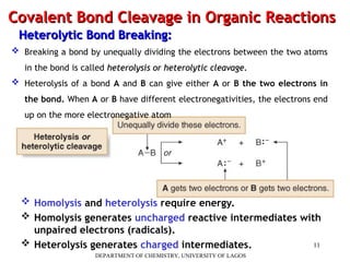 Heterolysis Example 03-05-2025 Lecture Note 3-Organic Reactions LASUSTECH.ppt