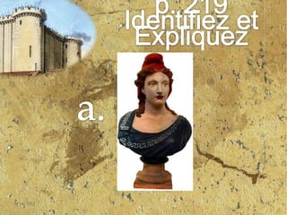 4/30/201111p. 219 Identifiez et Expliqueza.
