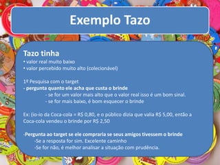 Tazo tinhavalor real muito baixo