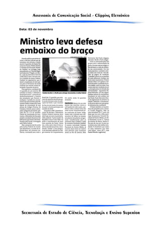 Data: 03 de novembro
 