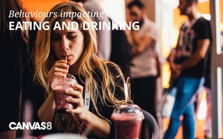 Behaviours impacting
EATING AND DRINKING
 