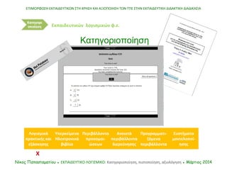 ΕΠΙΜΟΡΦΩΣΗ ΕΚΠΑΙΔΕΥΤΙΚΩΝ ΣΤΗ ΧΡΗΣΗ ΚΑΙ ΑΞΙΟΠΟΙΗΣΗ ΤΩΝ ΤΠΕ ΣΤΗΝ ΕΚΠΑΙΔΕΥΤΙΚΗ ΔΙΔΑΚΤΙΚΗ ΔΙΑΔΙΚΑΣΙΑ
Νίκος Παπασταματίου ● ΕΚΠ...