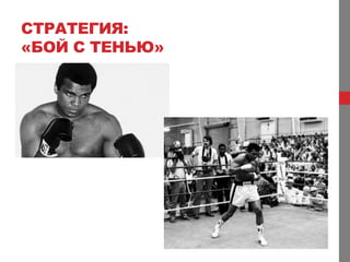 СТРАТЕГИЯ:
«БОЙ С ТЕНЬЮ»
 
