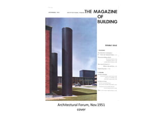 Architectural Forum, Nov.1951
cover
 