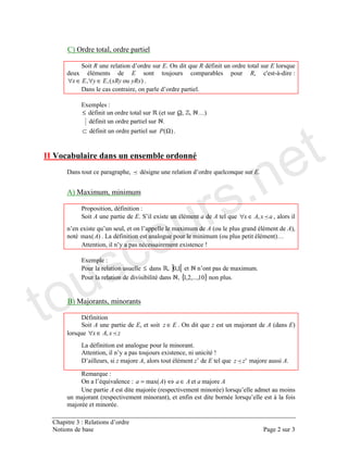1
! -
& - #
( 2 / )+)
!$∈∀∈∀
'(
≤ # $ , !
#
⊂ # !$Ω
! 3 (
#
& & ( ∈∀
( ( $ !
!($ 4 # $ !,
0 ( 5
'(
≤ ] [6 (
% { }61
.! 3 2
#
& ∈ - 2 $ !
∈∀
4 #
0 2 ( 5
2 / 2
- % 2!($ ∈⇔=
" 2 $ % !
2 $ % ! # + #
2
touscours.net
 
