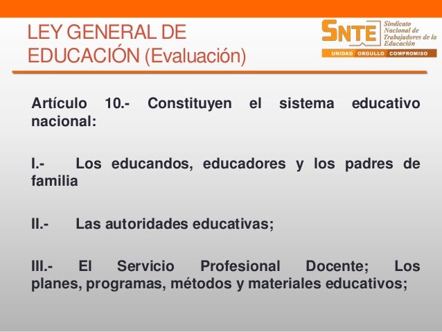 Ley General De Educación Resumen – TUJFIF