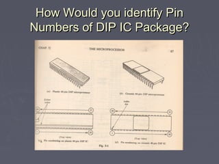 How Would you identify PinHow Would you identify Pin
Numbers of DIP IC Package?Numbers of DIP IC Package?
 