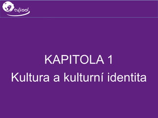 SIMS.U4.E1
Culture of Sharing and Online Reputation Handling (Management)
SIMS.U1.E2
Social Media Technologies
KAPITOLA 1
Kultura a kulturní identita
 