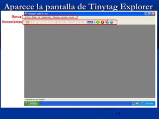 10
Aparece la pantalla de Tinytag ExplorerAparece la pantalla de Tinytag Explorer
 
