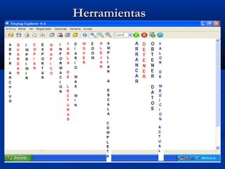 18
HerramientasHerramientas
 