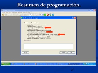 37
Resumen de programación.Resumen de programación.
 