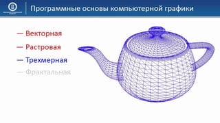 03 КГ Основы компьютерной графики