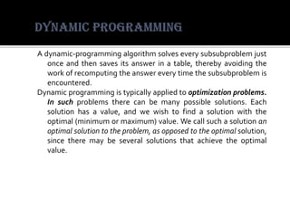 03. dynamic programming | PPT