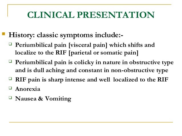 presentation of appendicitis A case presentation on acute appendicitis in the young ppt download.