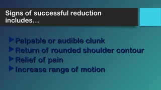 03. shoulder dislocation | PPT