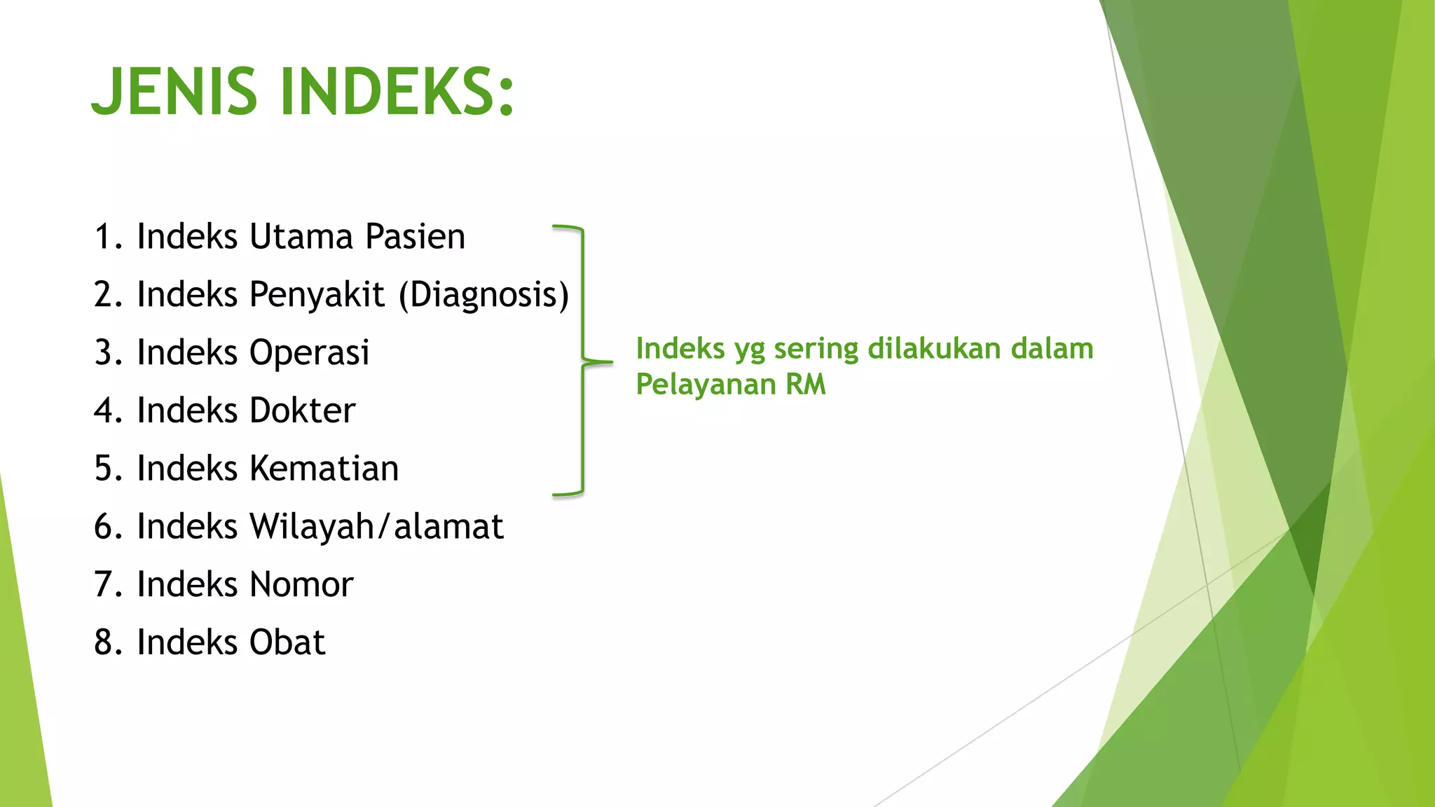 Sistem Indexing Dokumen Rekam Medis | PDF