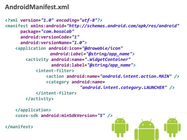 Basic Understanding of Android XML | PPT