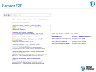 Изучаем ТОП
 