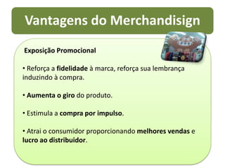  Exposição PromocionalProdutos devem ganhar destaque (auto-seleção) Exposição Promocional Devem ser expostos em locais de fluxo de tráfego
