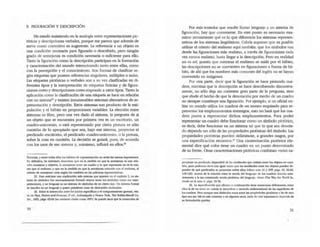 9. AGURAOÓN y DESCRIPCIÓN
He estado insistiendo en la analogía entre representaciones pie·
t6ricas y descripciones verbales, porque me parece que además de
servir como correctivo es sugerente. La referencia a un objeto es
una condición necesaria para figurarlo o describirlo, pero ningún
grado de semejanza es condición necesaria o suficiente para ello.
Tamo la figuración como la descripción participan en la formación
y caraaerizaoon del mundo interactuando tanto entre eUas, como
con la percepción y el conocimiento. Son formas de clasificar se-
gún etiquclaS que poseen referencias singulares, múltiples o nulas.
Las etiquetas pictóricas o verbales son a su vez clasificadas en di-
ferentes tipos y la interpretación de etiquetas ficticias y de ftgUra-
ciones-como y descripdones-como responde a estos tipos. Tanto la
aplicación como la dasificad6n de una etiqueta se hace en relación
con un sistemaJl y existen innumerables sistemas alternativos de re-
presentación y descripción. Estos sistemas son producto de la esti-
pulación y el hábito en proporciones variables. La elección entre
sistemas es Ubre, pero una vez dado el sistema, la pregunta de si
un objeto que se encuentra por primera vez es un escritorio, un
cuadro-unicomio, o está representado por cierta pintura es sólo
cuestión de lo apropiado que sea, bajo ese sistema, proyectar el
predicado -escritorio-, el predicado oClJadro-unicornio-, o la pintura,
sobre la cosa en cuestión. La decisión se guiará, pues, de acuerdo
con los usos de ese sistema y, asimismo, influirá en elIoo.~
nurndQ, y o:n~ !Odas eUas los h:lbiloi5 de represenlKi6n no sedn las menos impoIt:tnIes.
En deflllltiva, he inlenuodo dano!:tn.r que en l~ medida en que la ~ es una I1'b·
dOn cONtarlle y objetM, b semejanza en~ un cuadro y lo que representa no es lo mis-
mD que el realismo; y que en la medida en que la semejanza coincide con el reaüsmo, el
ailerio de semejI.nu varb se¡(ln los ambios en las pdcticas rep,esemativas..
32. Pm IJllicipar una expticad6n mh extensa que ~parece en el opÍllIo 5, un ..
lem:I de símbolos (no necesari:llnen(e rOfl1'QI) abal"Ol UIIlro los símbolos como sus ¡nter-
prel:ldoncs, y un lenguaje es un $i$tema de simbolos de un cterto tipo. Un sistema fotmal
$e inscribe en un lenguaje y posee primitivas ruw de derivación dedanldas.
33. Sobre la in!etacd6n en~ los juicios esp:dficos Yel comporwnienlo gener.d, yt:a.
$e mi Faet, Ffetlo" Qlld FOreatst, 2' ed., Indianápolis Y Nueva Yorlc,1lIe 8obbs-MerrUJ Co.
Inc., 1965, p~gs. 6}64 (en adelante diada como Fl-F). Se puede decir que la conttd6n de
50
Por más tentador que resulte llamar lenguaje a un sistema de
figuración, hay que contenerse. En este punto es necesario exa-
minar atentamente qué es lo que diferencia los sistemas represen-
tativos de los sistemas lingüísticos. cabña suponer que es posible
utilizar eJ criterio del realismo aqui también: que los simbolos van
desde las figuraciones más realistas, a través de figuraciones cada
vez menos realistas, hasta llegar a la descripción. Pero en realidad
no es así, puesto que mientras el realismo se mide por el hábito,
las descripciones no se convierten en figuraciones a fuerza de há-
bito, de ahí que los nombres más comunes del inglés no se hayan
convertido en imágenes.
Por otra parte, decir que la figuración se hace pintando cua-
dros, mientras que la descripción se hace describiendo discursiva-
mente, no s610 deja sin contestar gran parte de la pregunta, sino
que elude el hecho de que la denotación por medio de un cuadro
no siempre constituye una figuración. Por ejemplo, si un oficial mi-
litar en mando utiliza los cuadros de un museo requisado para re-
presentar los emplazamientos enemigos, esto no hará que los cua-
dros pasen a representar dichos e mplazamientos. Para poder
representar un madro debe fundonar como un sÚTIbolo pictórico,
es decir, debe funcionar en un sistema tal que lo que sea denota-
do dependa tan sólo de las propiedades pic.tóricas del simbolo. Las
propiedades pic.tóricas pueden delimitarse, a grandes rasgos, por
una especificación recursiva.J.I Una caraterización pictórica ele-
mental dice qué color tiene un cuadro en un punto detenninado
de su frente. Otras caracterizaciones pictóricas combinan varias ca-
pro)tttar un predk2do depencklt de las sim~in.odes que exbl2n entre los ob;e«:>s en c:ues-
tiOn, pero podemos decir con igual rn6n que las simílirucb entre los objeIo!I pueden de·
pender de qu! predicados se proyeaan mbre eUos (~noIa 31 YFFF, pigs. 82, 96-99,
119-120). AcclOl de b n:bci6n entn: la «oI'ia del !enguate- de 101 cuadro!; dc:scrila wte-
riorrne1lIe y la I2n comentada -IeortI pictórica. del lenguaje, ~ .Tlte way !he WorId 1,.,
d,~do en la nou 4. págs. 55-56.
31. La es.pecif1Cld6n que ofn::oco a continu~ci6n tiene numeros:l$ deflCio!nctl$, entl"e
cll:tS la de no tener en cuenta la nalur::Ileza a menudo IridimensioNI de las supeñlCies de
los cuadros. Pero aunque una dlsdnciOn lO5Ca en~ las propled:ldes plctOricas Ylas de otro
tipo nos sea útil en este contextO y en algunos 0lr0S, nada de vl!:lllmponancia depende de
su ronnulaci6n precisa.
SI
 