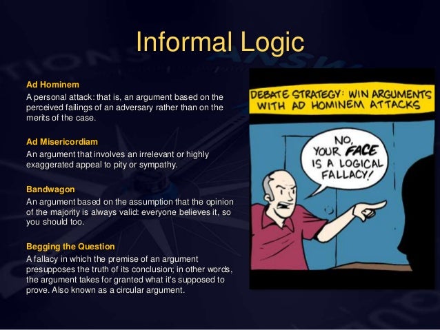 03. intro to argument, informal fallacies
