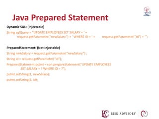 03. sql and other injection module v17 | PPTX