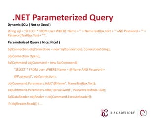 03. sql and other injection module v17 | PPTX