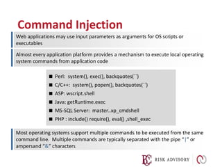 03. sql and other injection module v17 | PPTX