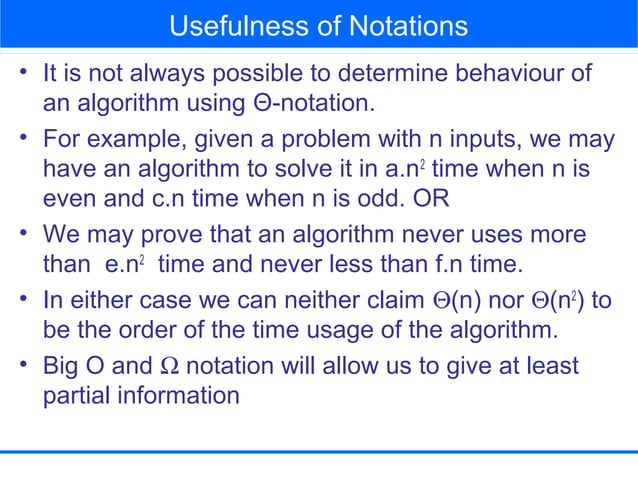 asymptotic notations i | PPT