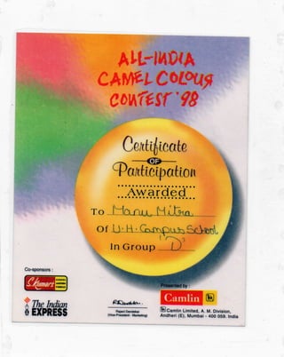 All India colour contest '98