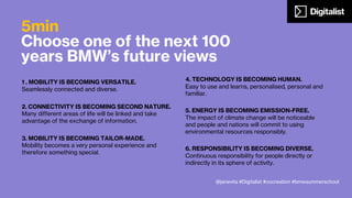 Target group
@janevita #Digitalist #cocreation #bmwsummerschool
 