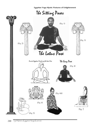 100
Egyptian Yoga Mystic Postures of Enlightenment
(Fig. 5)
(Fig. 6)
(Fig. 1)
(Fig. 2)
(Fig. 3)
(Fig. 4)
(Fig. 4A)
Fig. 7
 