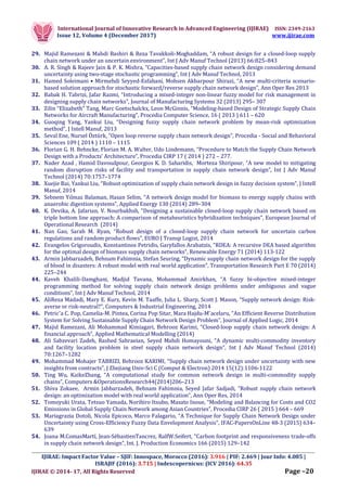 A REVIEW OF MATHEMATICAL MODELS FOR SUPPLY CHAIN NETWORK DESIGN | PDF