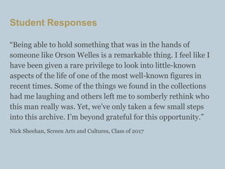 Casting a Wide Net: The Library's Role in Transforming Partnerships Across Campus